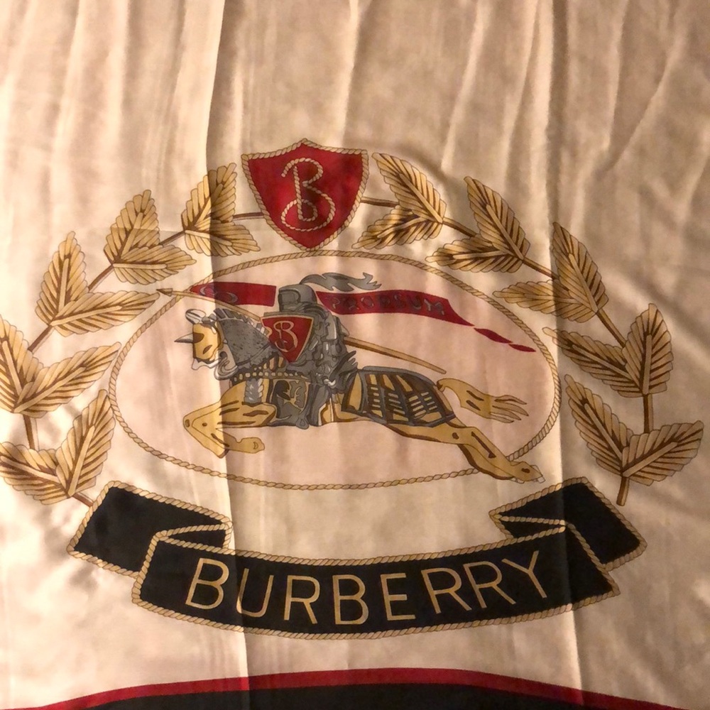 Silk Burberry Scarf